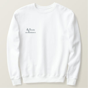 SWEATSHIRT EMBROIDERIERTE FRAUEN STYLE DESIGN