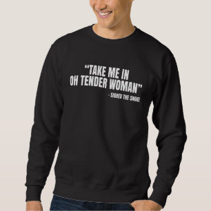 Sweatshirt Emmenez-Moi Dans Oh Tender Women Snake Poème
