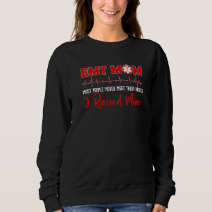 Sweatshirt Emt Mom Urgence Médicale Ems Paramedics Emr
