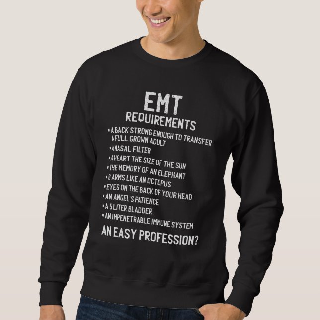 Sweatshirt Emt Requirements (Devant)