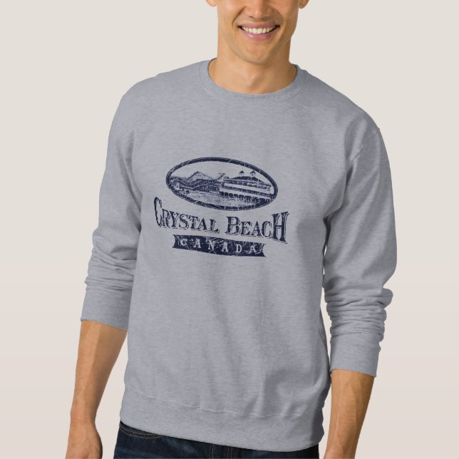 Sweatshirt en cristal classique de plage (Devant)