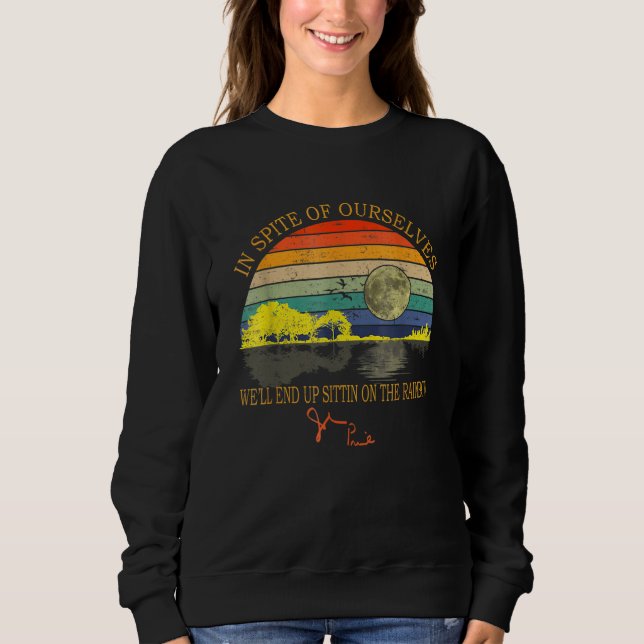Sweatshirt En Dépit De Nous-Mêmes, Nous Finirons Sur Le R (Devant)