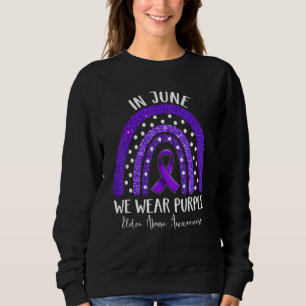 Sweatshirt En Juin, Nous Portons Violet L'Abus Des Aînés Sens