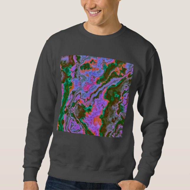 Sweatshirt en marbre aigre (Devant)