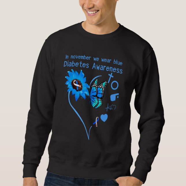 Sweatshirt En Novembre, Nous Portons Une Sensibilisation Au D (Devant)