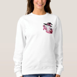 Sweatshirt En Octobre Nous Portons Rose, Cancer Du Sein