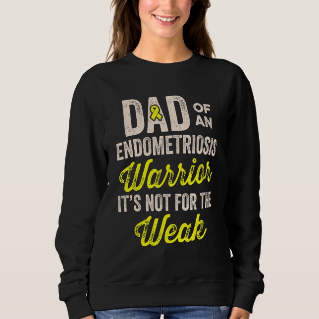 Sweatshirt Endometriosis Endo Survivor Dad Warrior 2 (Devant)
