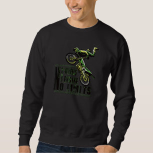 Sweatshirt Enduro de vélo freestyle 2 roues 1 moteur sans lim