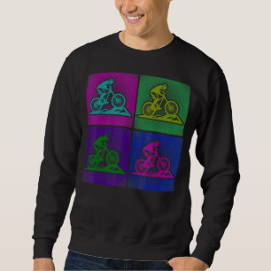 Sweatshirt Enduro Mtb Mountain Vélo équitation Downhill Retro