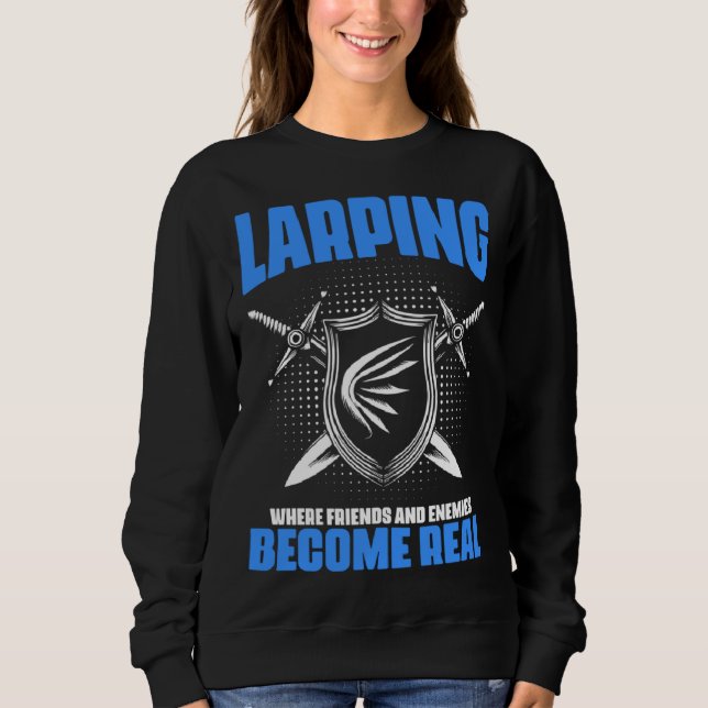 Sweatshirt Enemies Become Real Live Action Role Playing Larpi (Devant)