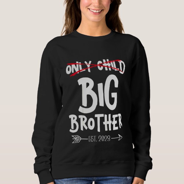 Sweatshirt Enfant unique Les grands frères vont être grand fr (Devant)