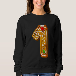 Sweatshirt Enfants 1 Plus Mignon Capital Cookie De Noël Alph