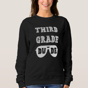 Sweatshirt Enfants 3E Année Dué Premier Jour De L'École Swag 