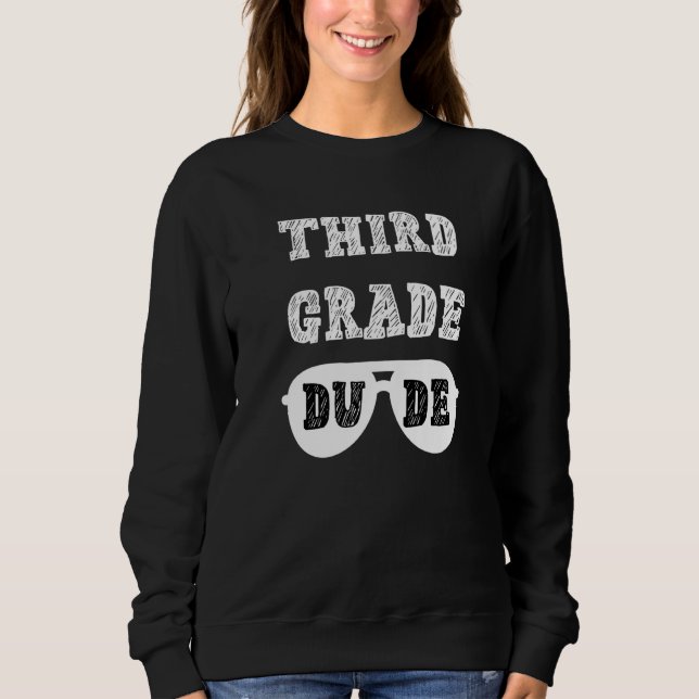 Sweatshirt Enfants 3E Année Dué Premier Jour De L'École Swag  (Devant)