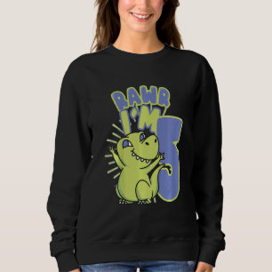 Sweatshirt Enfants 5 ans Dino pour 5e anniversaire Rex Dinosa