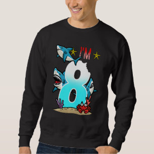 Sweatshirt Enfants 8 Ans Requins sous-marins Enfants garçons