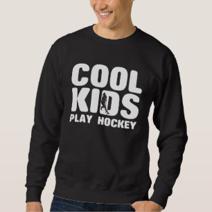 Sweatshirt Enfants cool Jouer Field Hockey Girl