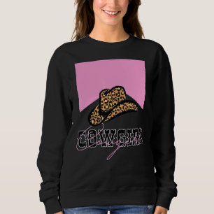 Sweatshirt Enfants Cowgirl Western Boots Casquette Spurs Girl