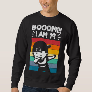 Sweatshirt Enfants Dabbing Anniversaire 19 ans Anniversaire t