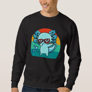 Sweatshirt Enfants Dabbing Axolotl mignon Axolotl Amphibien