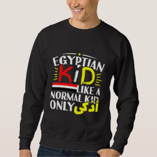 Sweatshirt Enfants Égyptiens Garçons Fille Arabe Écrire Égypt