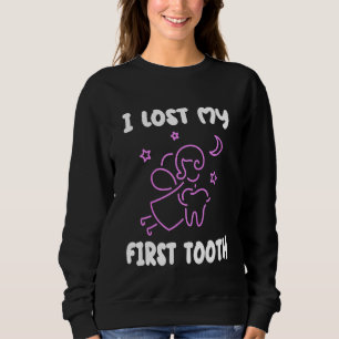 Sweatshirt Enfants J'ai Perdu Ma Première Dent De Fee Enfants
