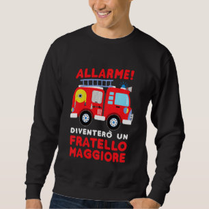 Sweatshirt Enfants Je Deviendrai Un Frère Plus Âgé Feu De Nai