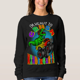 Sweatshirt Enfants Je suis prêt à écraser la maternelle Dinos