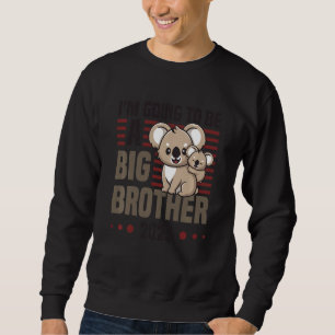 Sweatshirt Enfants Je vais être un grand frère 2023 Grossesse