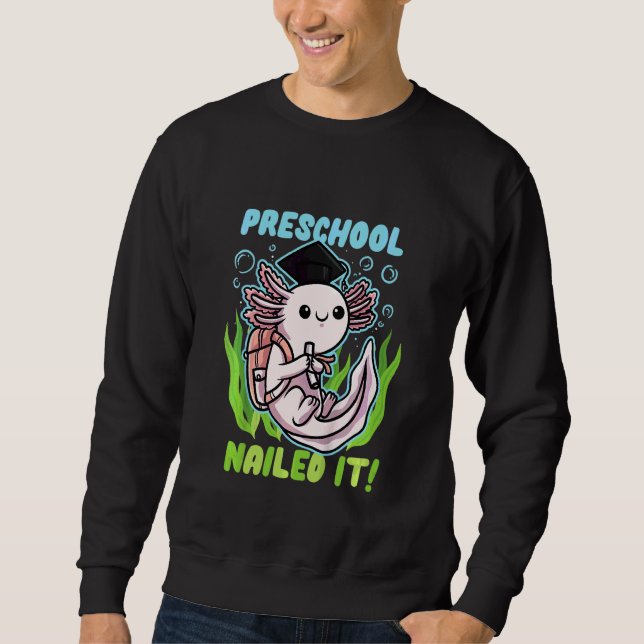 Sweatshirt Enfants Jour Dernier De L'École Axolotl Enfants (Devant)