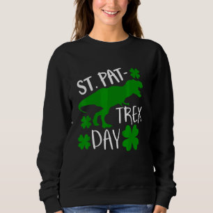 Sweatshirt Enfants Joyeux St Pat Trex Day Dino Patricks Toddl