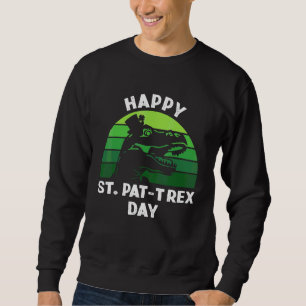 Sweatshirt Enfants Joyeux St Pat Trex Jour Dino Jour de la Sa
