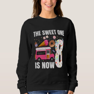 Sweatshirt Enfants Le sucré Un est maintenant 8 ans 8e annive