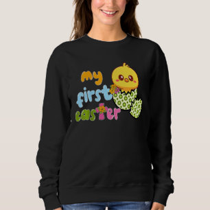 Sweatshirt Enfants Mon premier poulet de Pâques de Pâques Joy