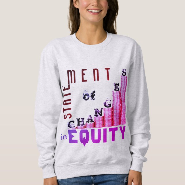 Sweatshirt "Énoncé des variations des capitaux propres" (Devant)