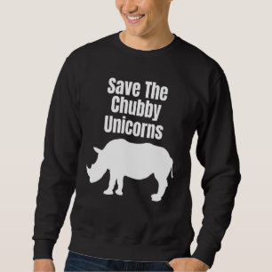 Sweatshirt Enregistrer le titre Hipster de la licorne de Chub