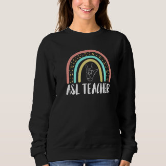 Sweatshirt Enseignant américain de la langue des signes