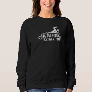 Sweatshirt Enseignant de natation Enseignant nage Entraîneur 