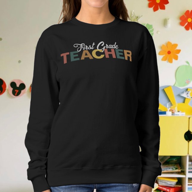 Sweatshirt Enseignant de première année (Créateur téléchargé)