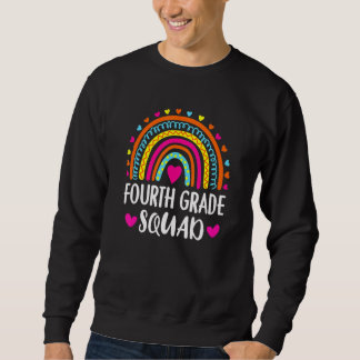 Sweatshirt Enseignant D'Équipe De Quatrième Année Arc En Arc 