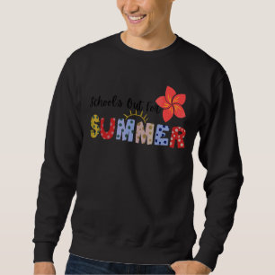 Sweatshirt Enseignant fin de l'année Scolaire dehors pour l'é