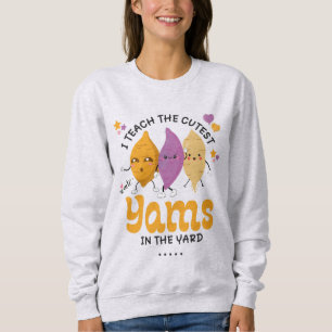 Sweatshirt Enseignant J'Enseigne Les JAMBES LES PLUS SAVANTES