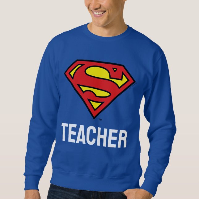 Sweatshirt Enseignant Superman S-Shield | Logo Superman (Devant)