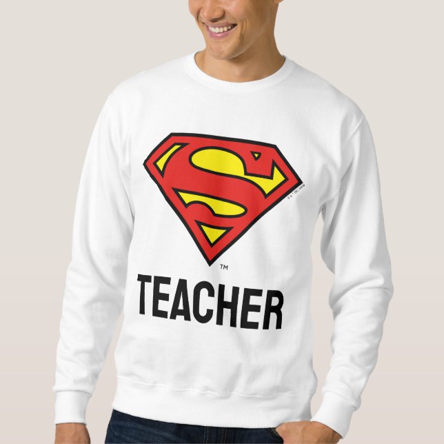Sweatshirt Enseignant Superman S-Shield | Logo Superman (Devant)