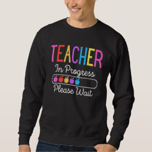 Sweatshirt Enseignante en cours, veuillez patienter, femme dr