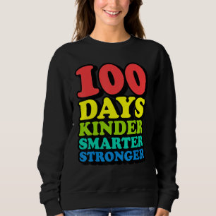 Sweatshirt Enseignants de la 100e journée d'école Enfant Jeun