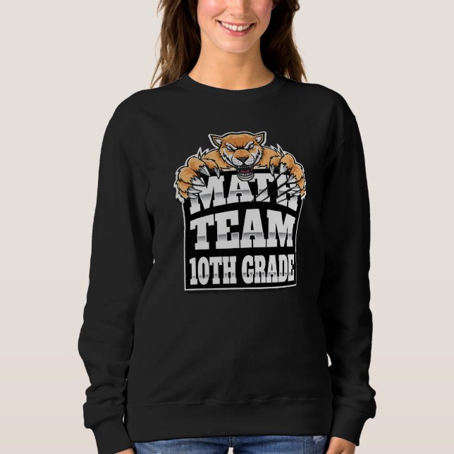 Sweatshirt Enseignants de l'équipe de mathématiques élèves de (Devant)