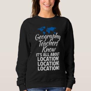 Sweatshirt Enseignants En Géographie Tout Savoir Sur Localisa