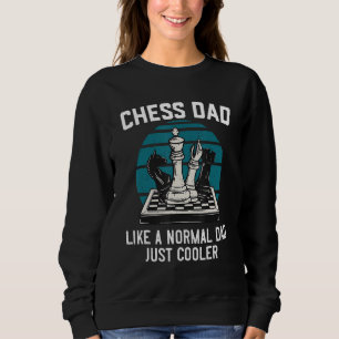 Sweatshirt Ensemble d'échecs pour hommes pour papa joueur d'é