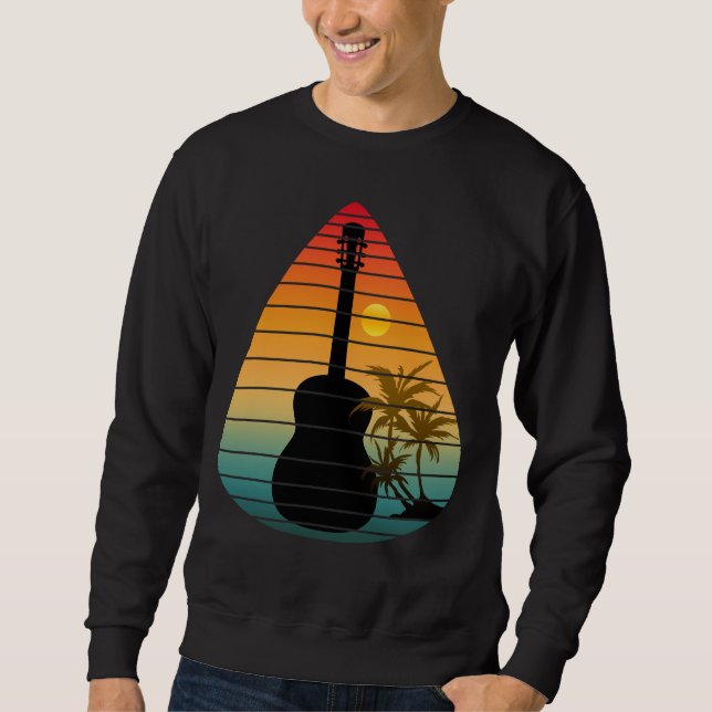 SWEATSHIRT ENSOLEIL ONGLET DE GUITARE TENDANCE (Devant)